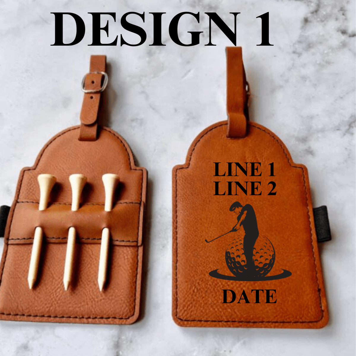 Unique Personalized Golf Tournament Bag Tag Customized Golf Outing Gifts for Men by Groovy Guy