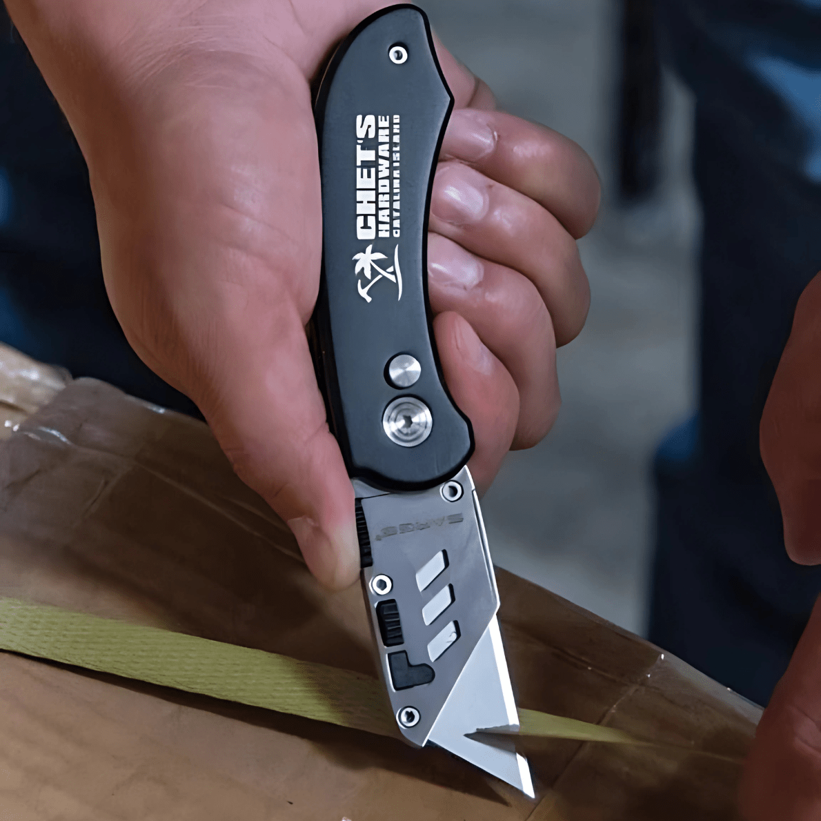 Unique Personalized Engraved PrecisionEdge Cutter Customized Knife Gifts for Men by Groovy Guy