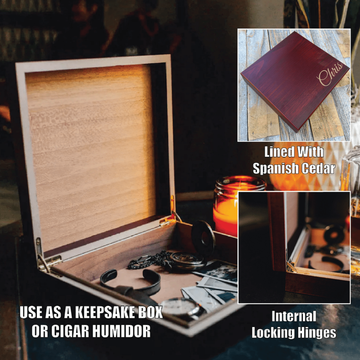 Unique Personalized Heartfelt Personalized Anniversary Gift Box Customized Anniversary Gifts for Men by Groovy Guy