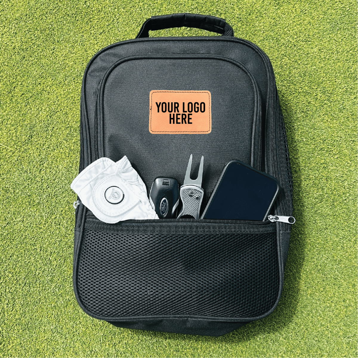 Unique Personalized Tournament Tee - Off Shoe Bag Customized Golf Gifts for Men by Groovy Guy