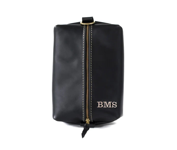 Custom Leather Toiletry Bag
