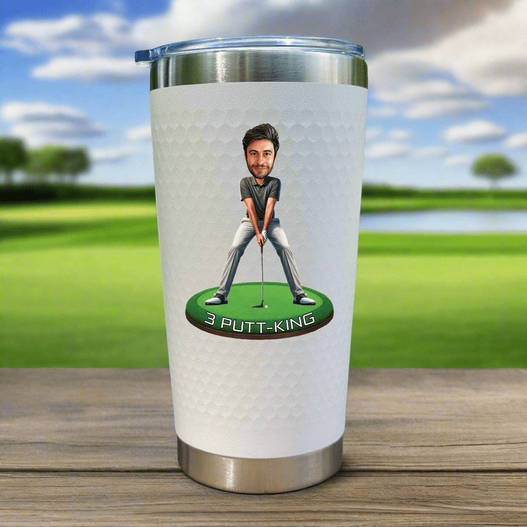 Unique Personalized The 3 - Putt Chugger Customized Gifts for Men by Groovy Guy