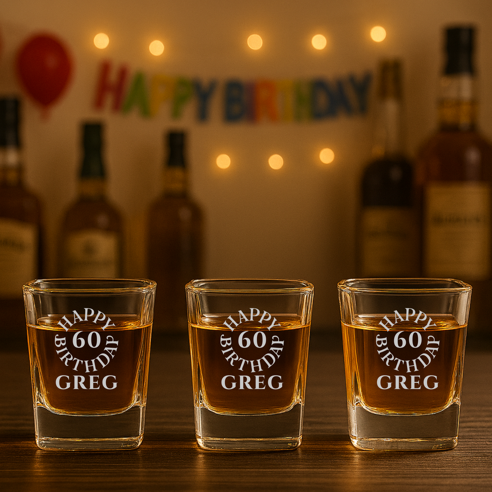 Custom Birthday Shot Glass