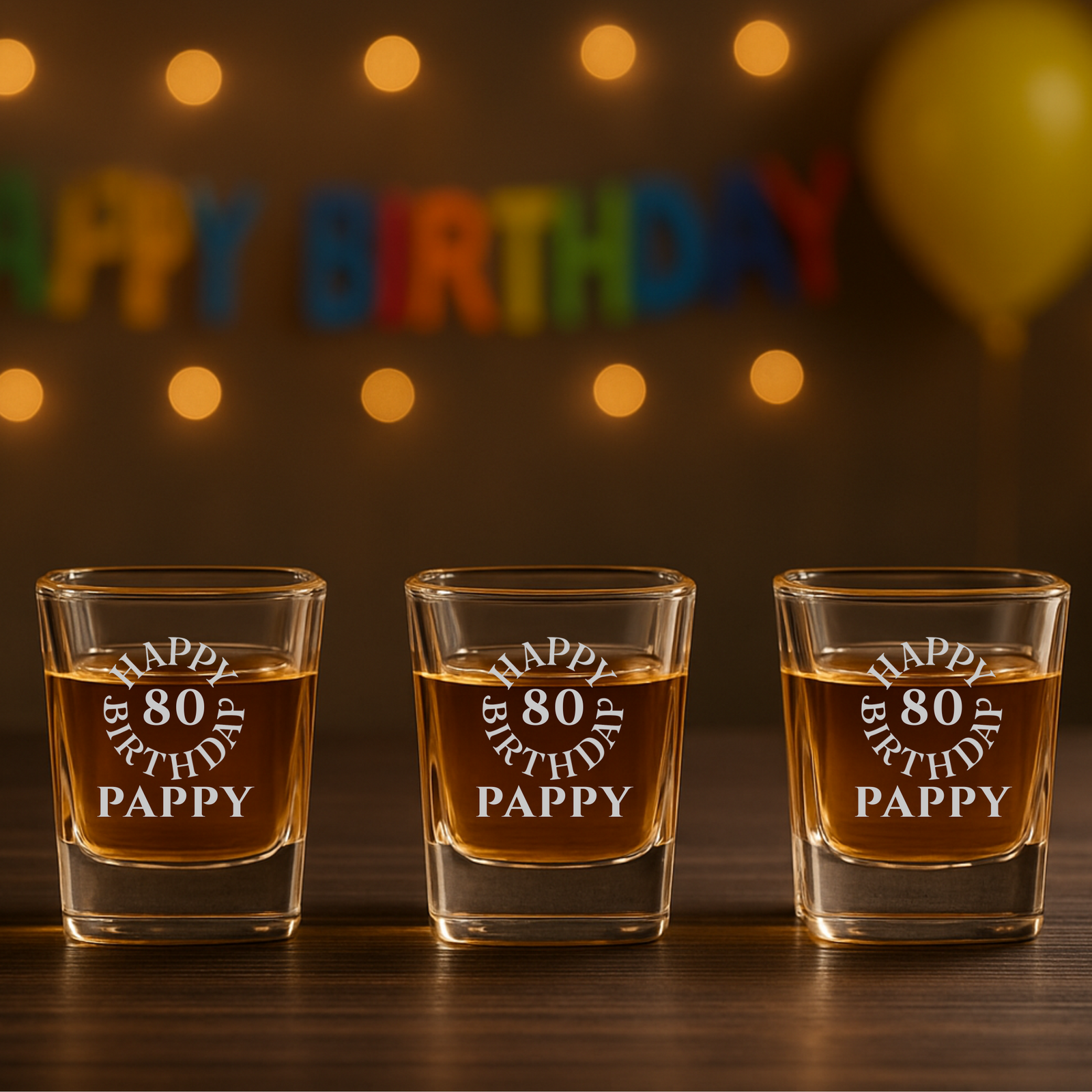 Custom Birthday Shot Glass