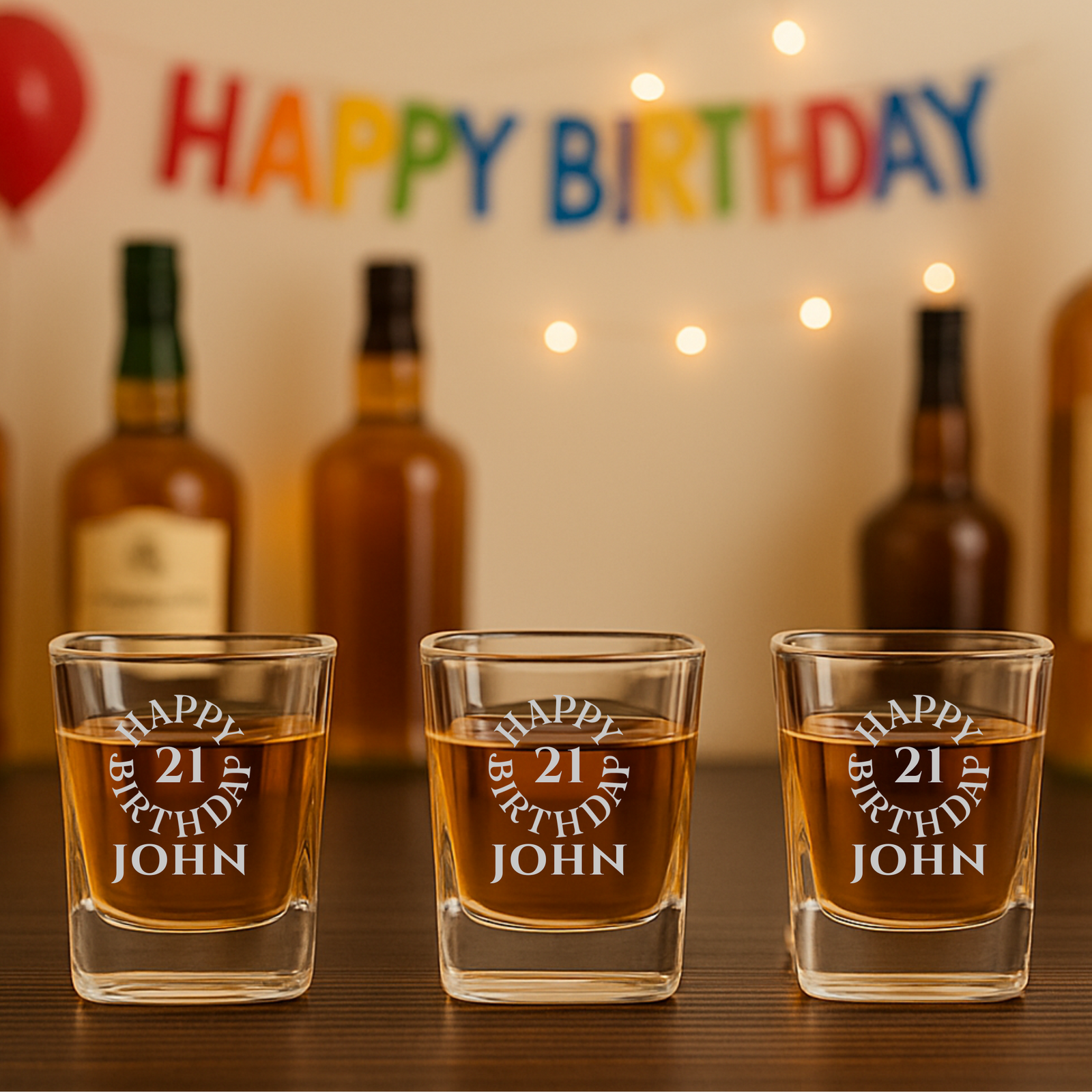Custom Birthday Shot Glass