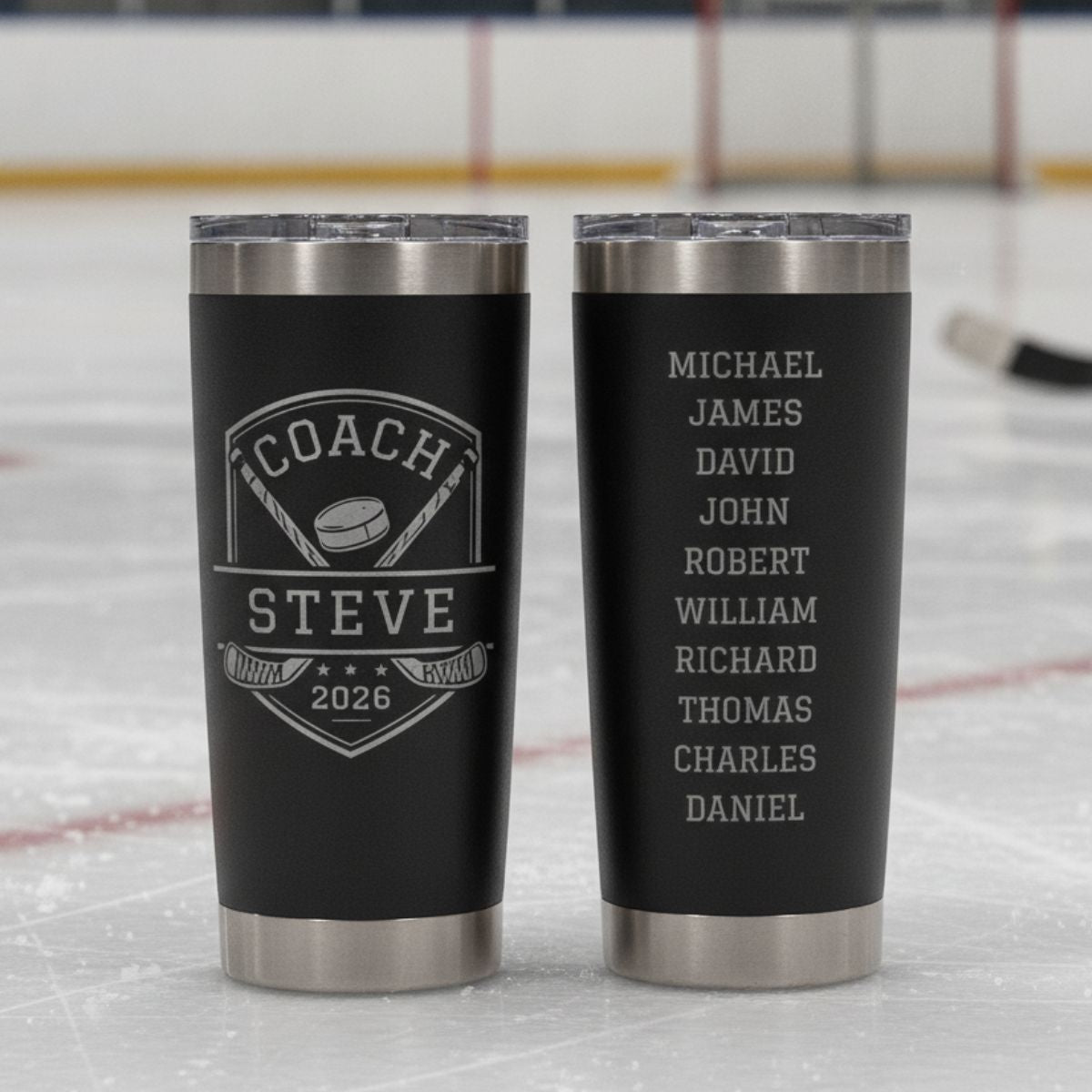 Personalized Hockey Coach Team Tumbler
