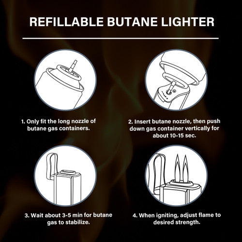 Crackle Black Triple Torch and Cutter