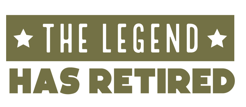 Unique Personalized The Legend Has Retired Pint Customized Gifts for Men by Groovy Guy