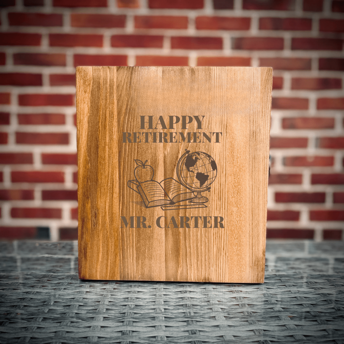 Unique Personalized Teacher Retirement Decanter Set Customized Decanter Set Gifts for Men by Groovy Guy