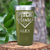 Military Green Baseball Tumbler With Sass From The Mound Design