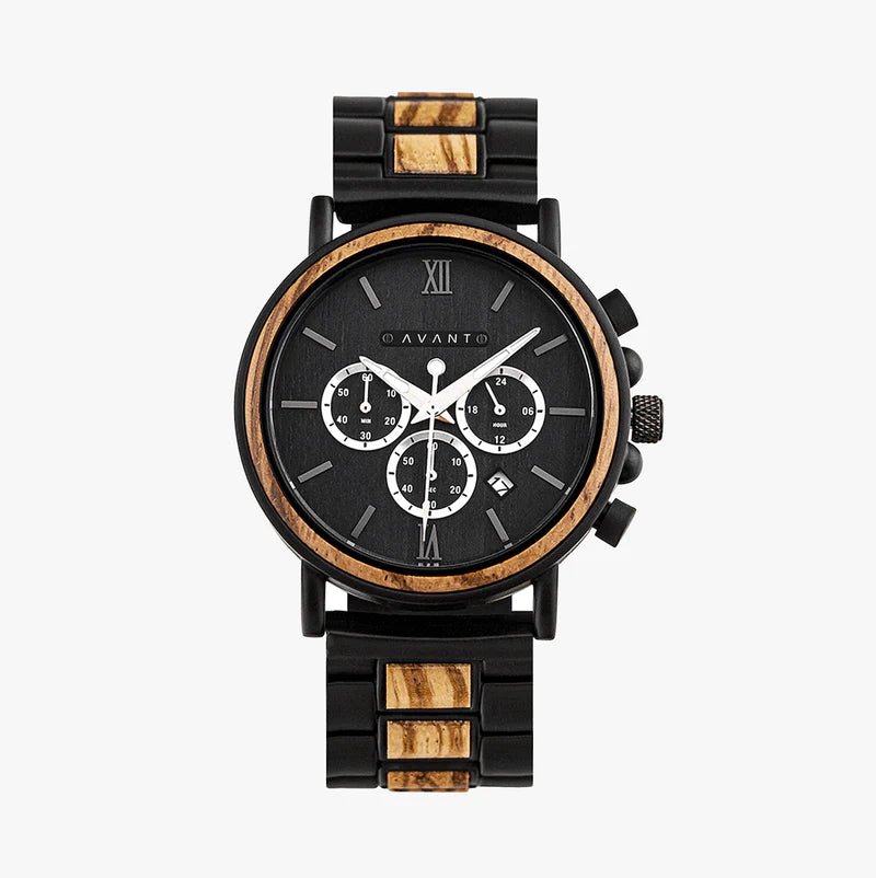 Unique Personalized Black Steel Explorers Watch Customized Watches Gifts for Men by Groovy Guy