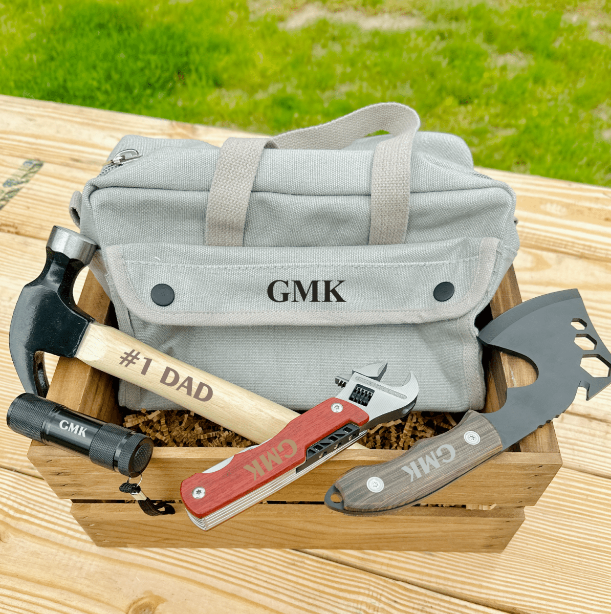 Unique Personalized Tool Time Dad Customized Fathers Day Gifts for Men by Groovy Guy