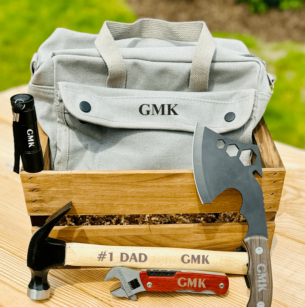 Unique Personalized Tool Time Dad Customized Fathers Day Gifts for Men by Groovy Guy