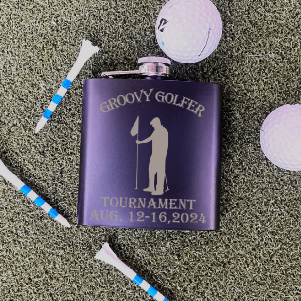 Fun Personalized Golf Bag Flask