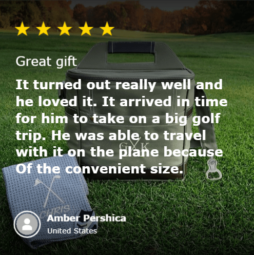 Unique Personalized Personalized Par - Tee Golf Gift Set Customized Golf Lasers Gifts for Men by Groovy Guy
