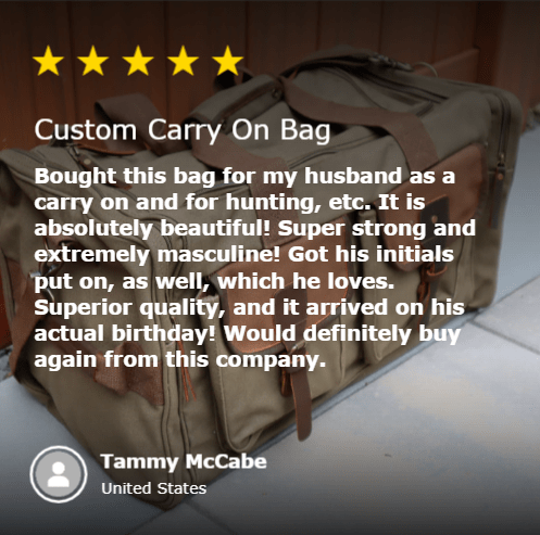 Unique Personalized Custom Carry On Customized Groovy Threads Gifts for Men by Groovy Guy