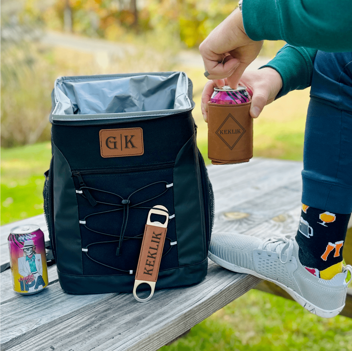 Unique Personalized Brew Buddy Gift Set Customized Gift Set Gifts for Men by Groovy Guy