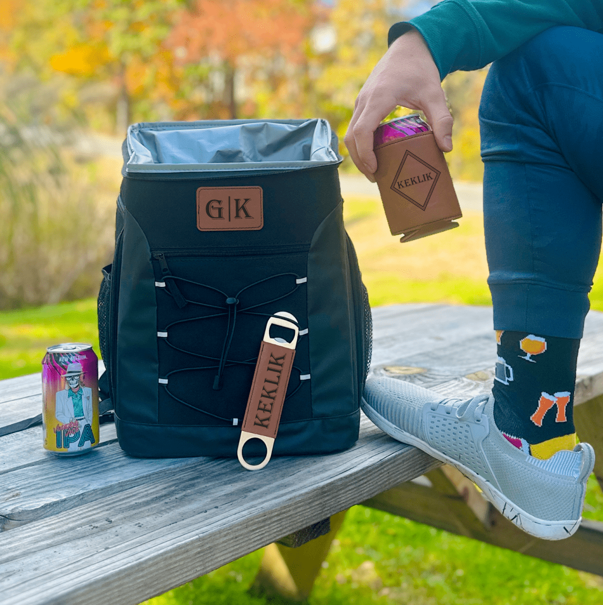 Unique Personalized Brew Buddy Gift Set Customized Gift Set Gifts for Men by Groovy Guy