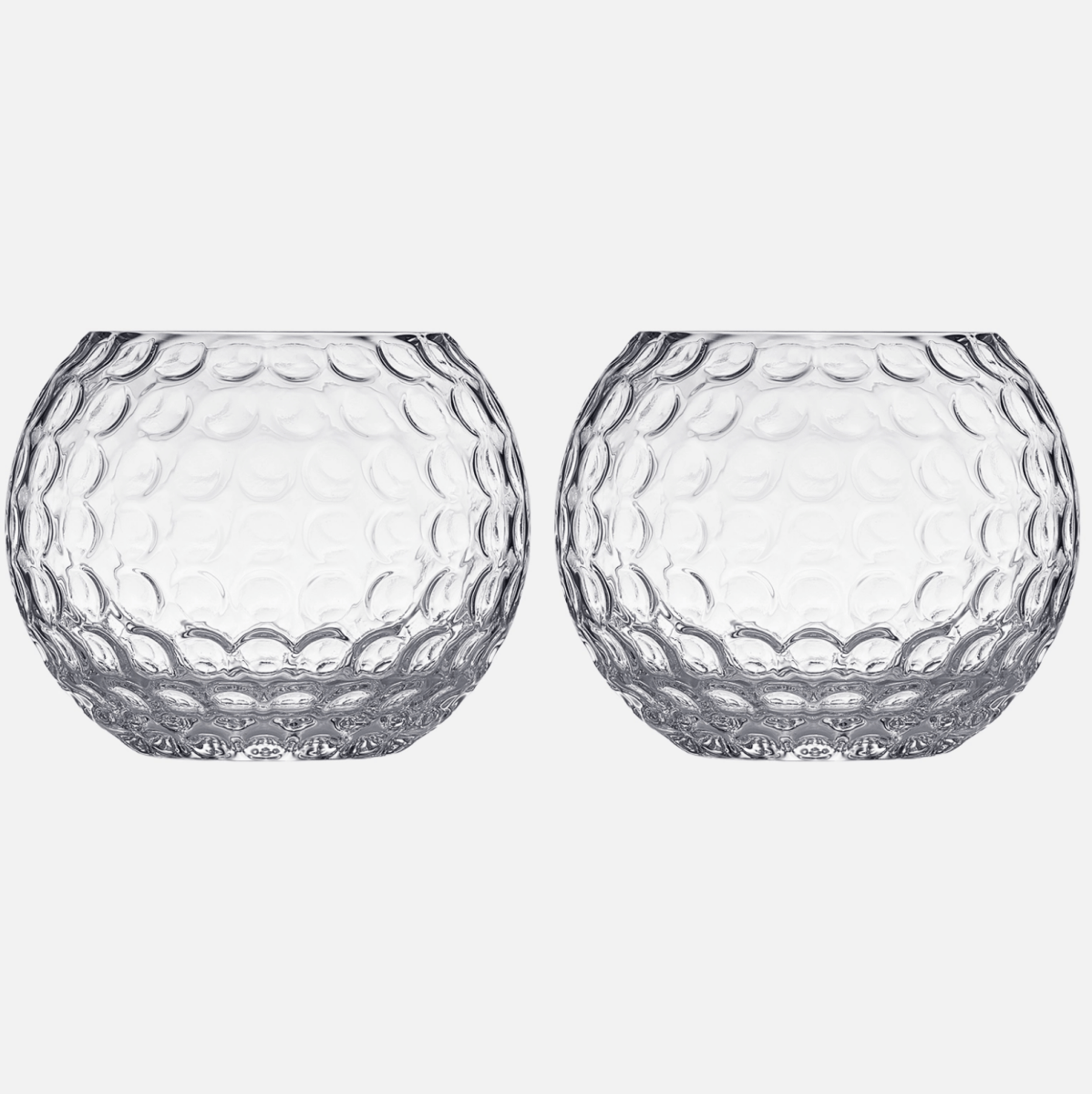 Unique Personalized Golf Ball Whiskey Glasses Customized Golf Outing Gifts for Men by Groovy Guy