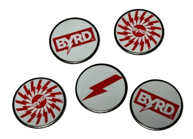 Unique Personalized Byrd Golf Ball Markers Customized Gifts for Men by Groovy Guy