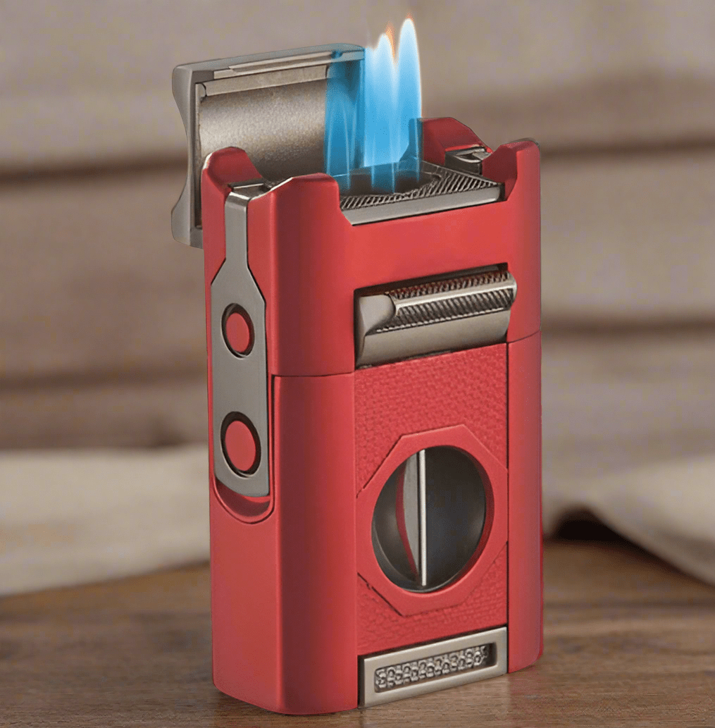 Unique Personalized All - In One Smokers Lighter Customized Cigar Gifts for Men by Groovy Guy