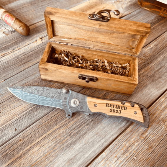 Unique Personalized Celebrating Moments Damascus Customized Damascus Knife Gifts for Men by Groovy Guy