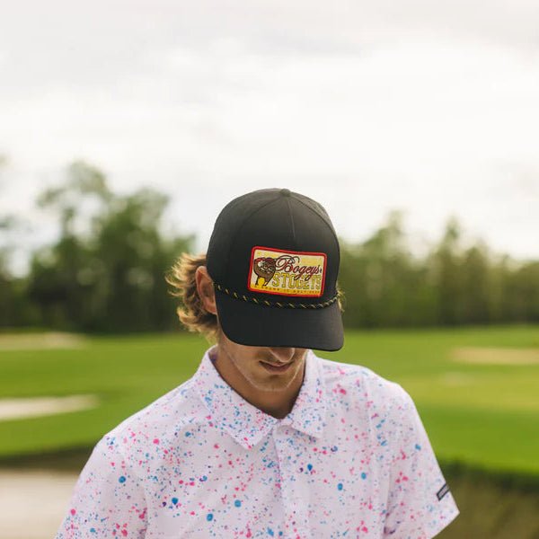 Unique Personalized Bogeys & Stogies Hat Customized Cigar Gifts for Men by Groovy Guy