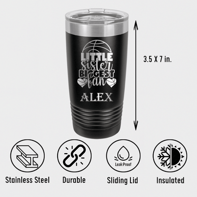 Sisters Sideline Support Tumbler