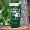 Green Basketball Tumbler With Swish And Score Design