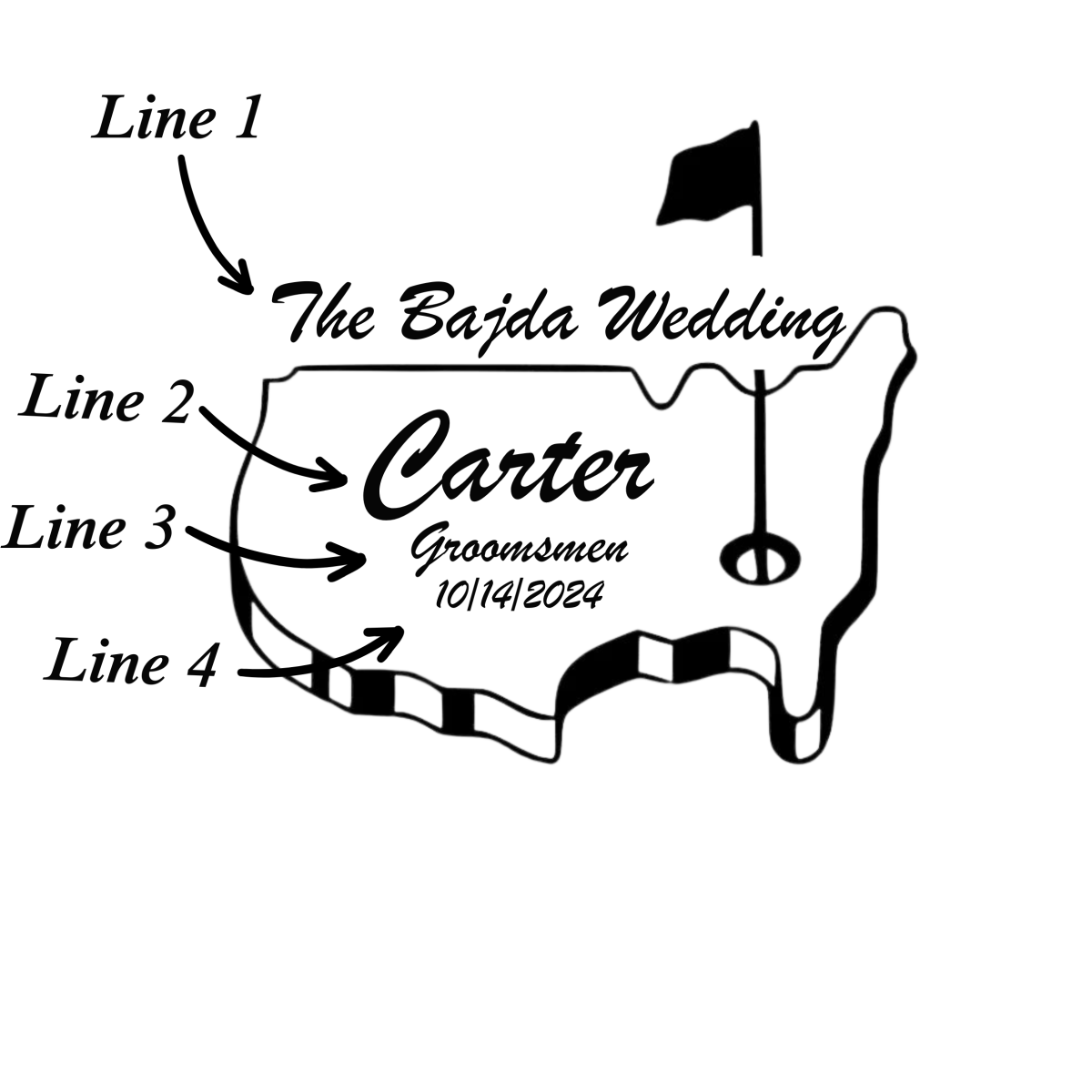 Unique Personalized Par 3 Gift Set Customized Groomsmen Proposal Gifts for Men by Groovy Guy