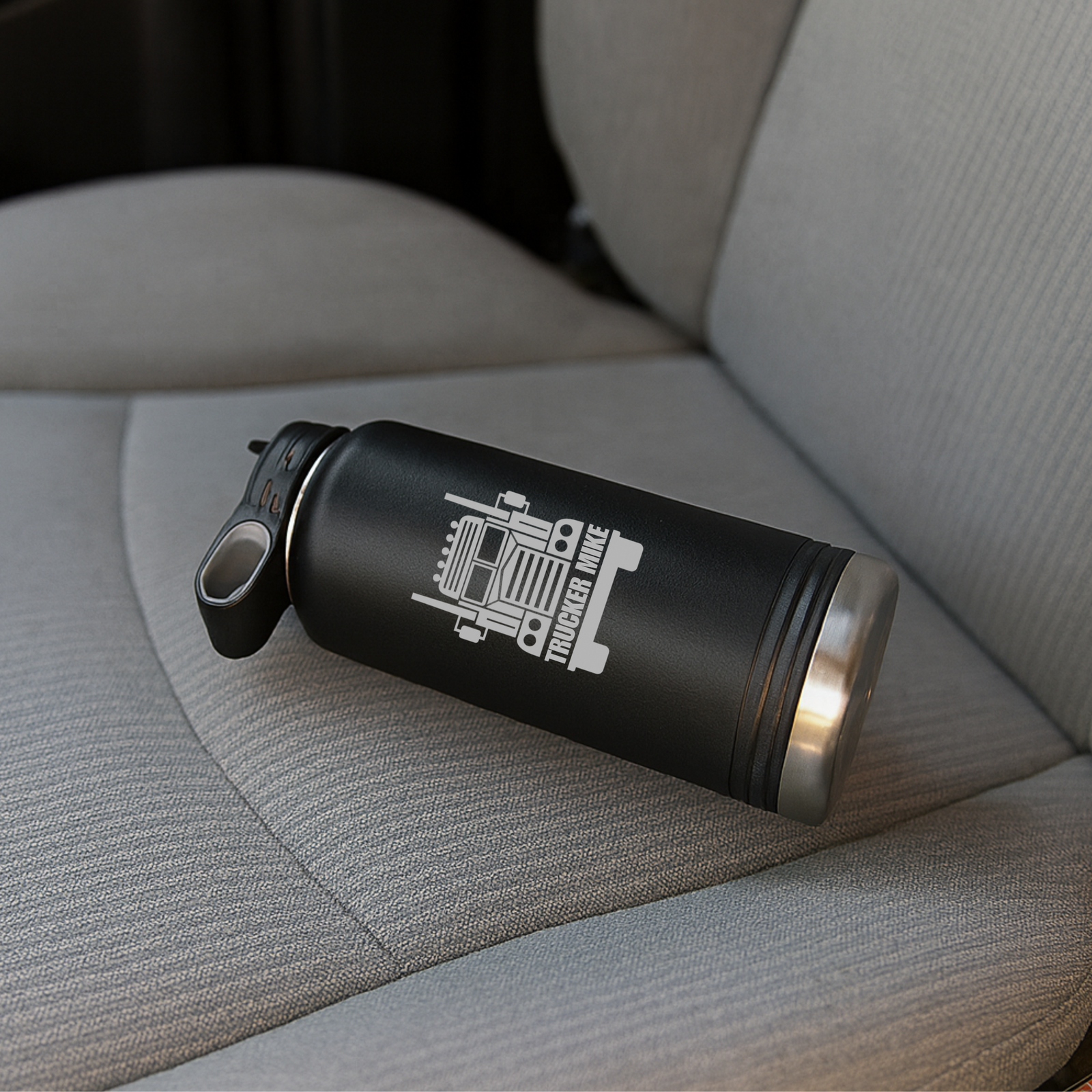 Truck Driver Personalized Water Bottle