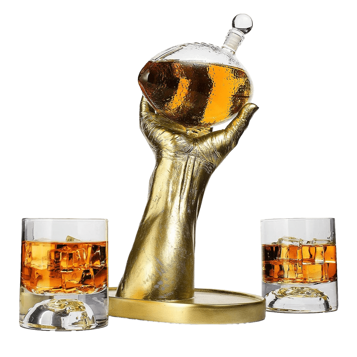 Unique Personalized Football Trophy Decanter Customized Gifts for Men by Groovy Guy