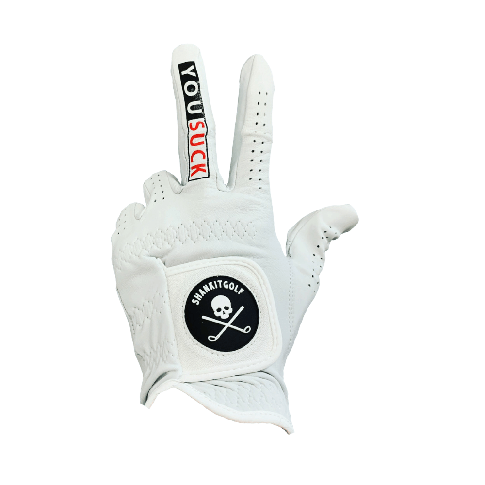 Unique Personalized You Suck Golf Glove Customized Golf Gifts for Men by Groovy Guy