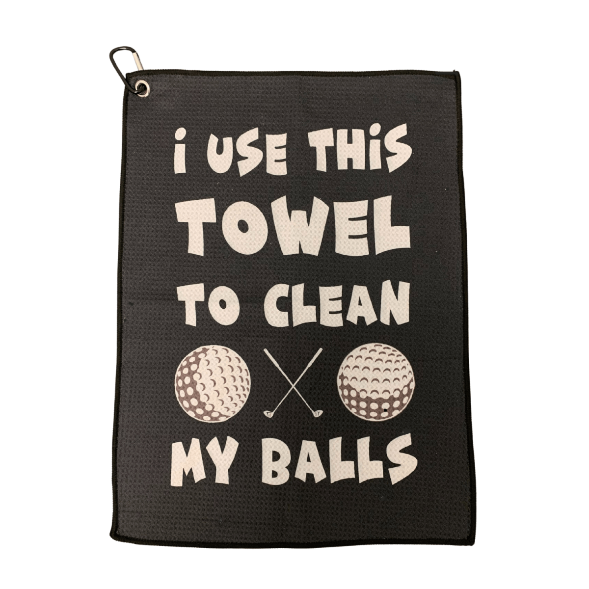 Unique Personalized Clean My Balls Golf Towel Customized Golf Towel Gifts for Men by Groovy Guy