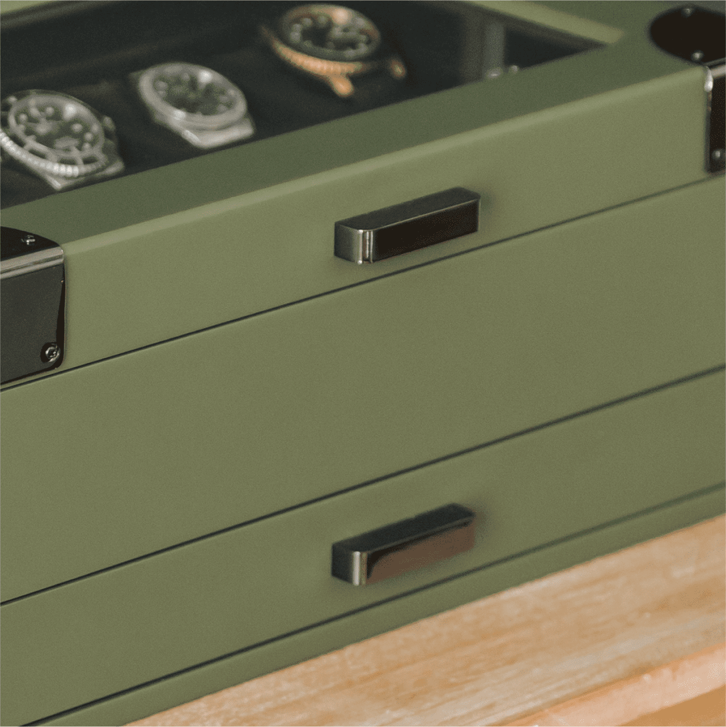 Unique Personalized Military Modular Watch Box - 10 Slot Customized watch box Gifts for Men by Groovy Guy