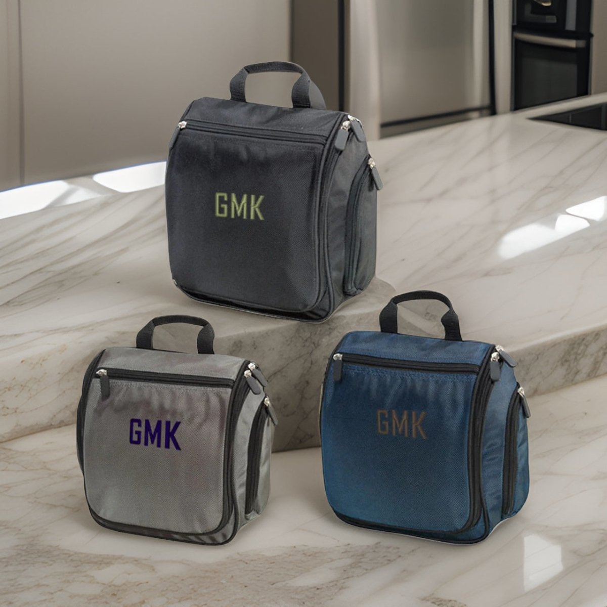 Unique Personalized Deluxe Hanging Toiletry Bag Customized Personalized Toiletry Bag Gifts for Men by Groovy Guy