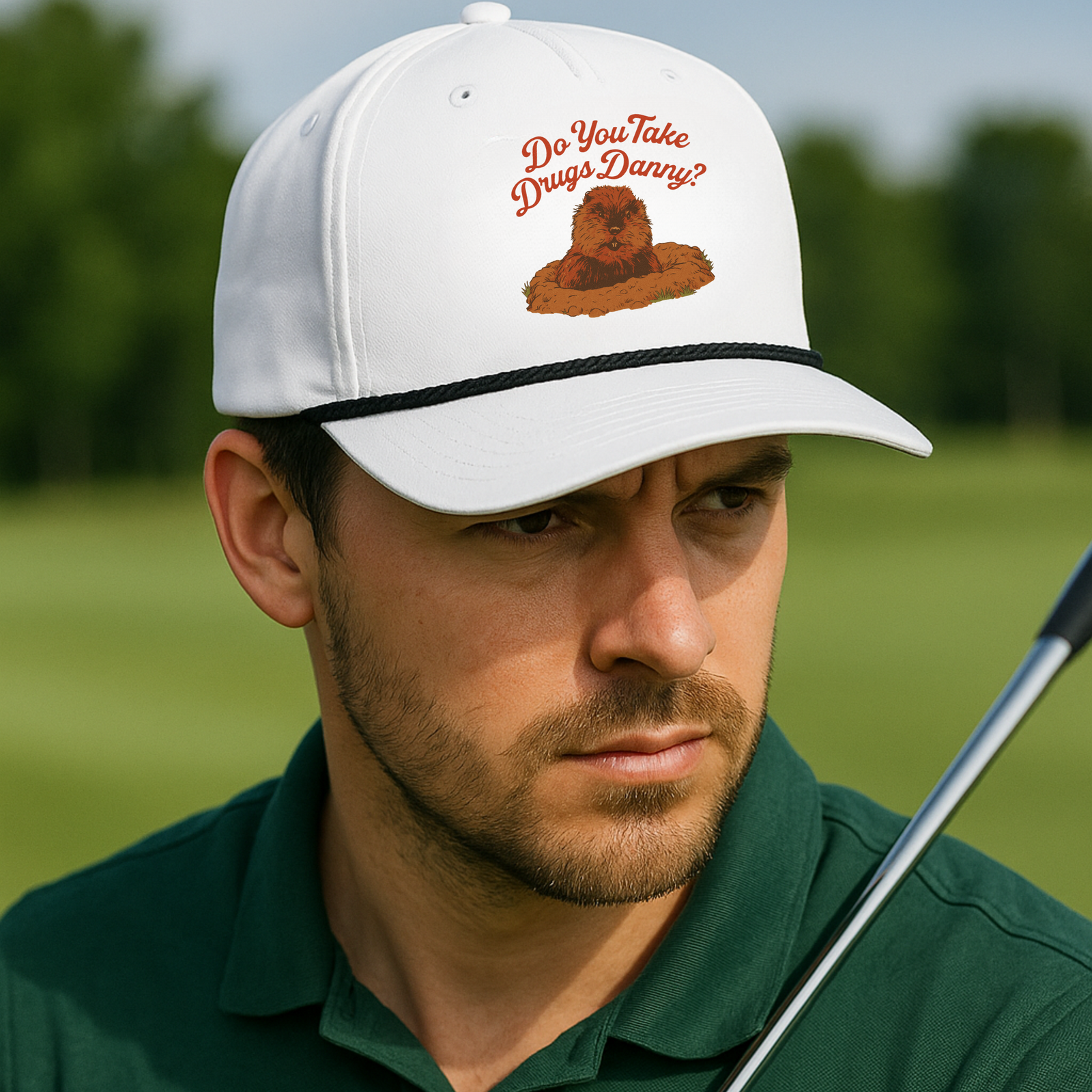 Gopher Funny Golf Hat