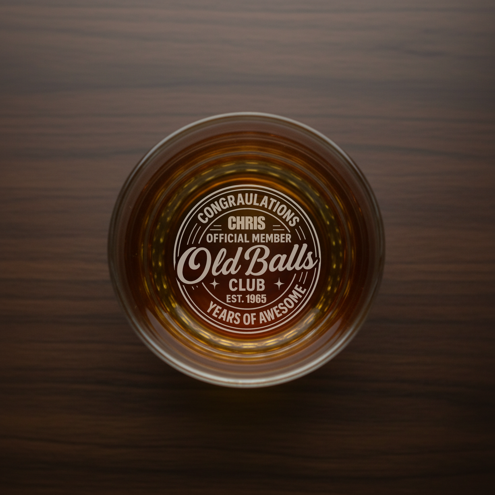 Old Mans Whiskey Glass