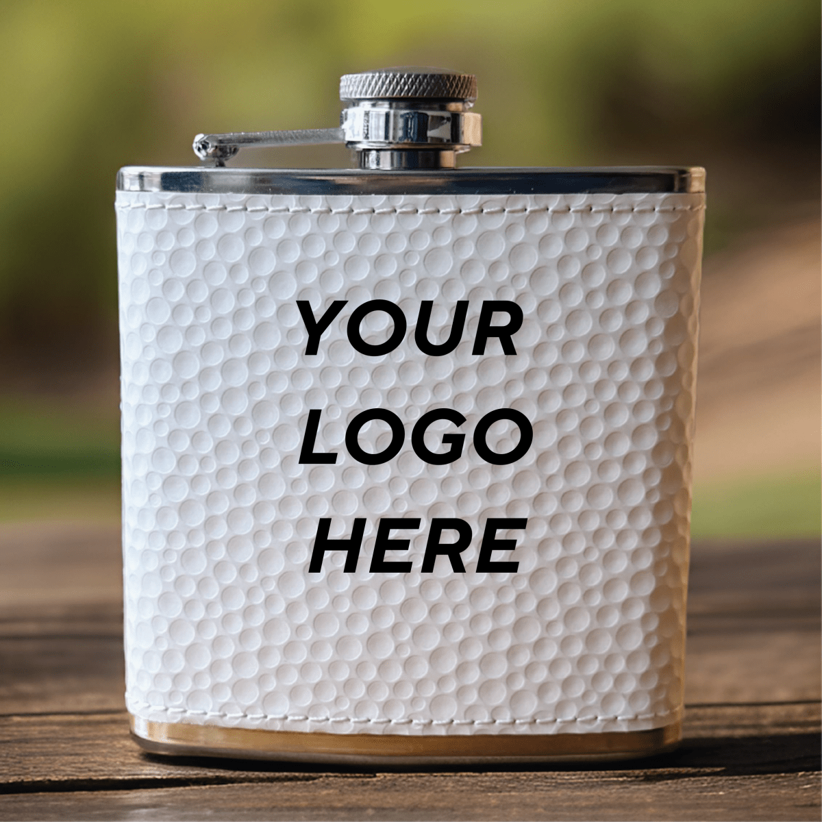 Unique Personalized The Tee'd Up Flask Customized Flask Gifts for Men by Groovy Guy