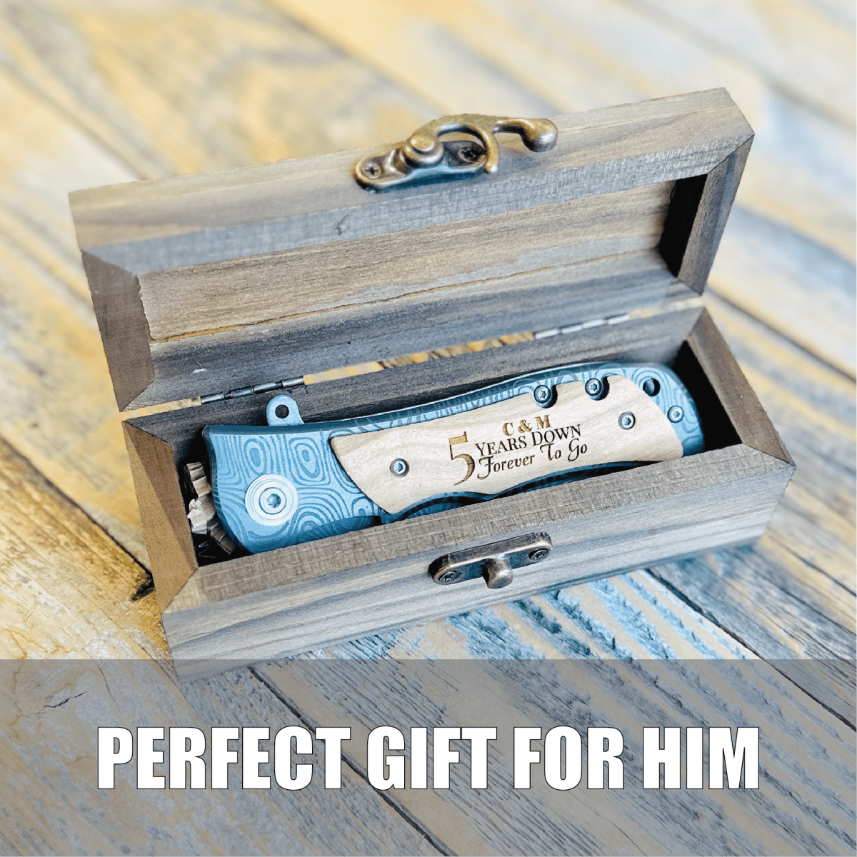 Unique Personalized Knife to Remember Customized Anniversary Gifts for Men by Groovy Guy