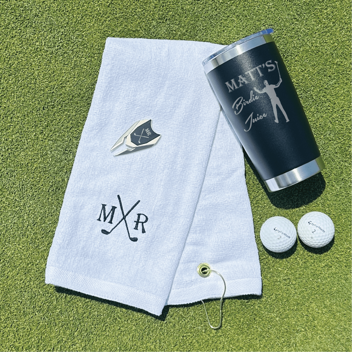 Unique Personalized Birdie Juice Gift Set Customized Golf Gifts for Men by Groovy Guy