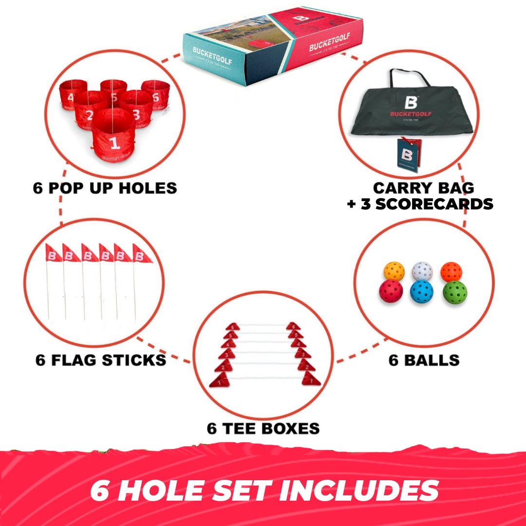 Unique Personalized Bucket Backyard Golf Game Customized Gifts for Men by Groovy Guy