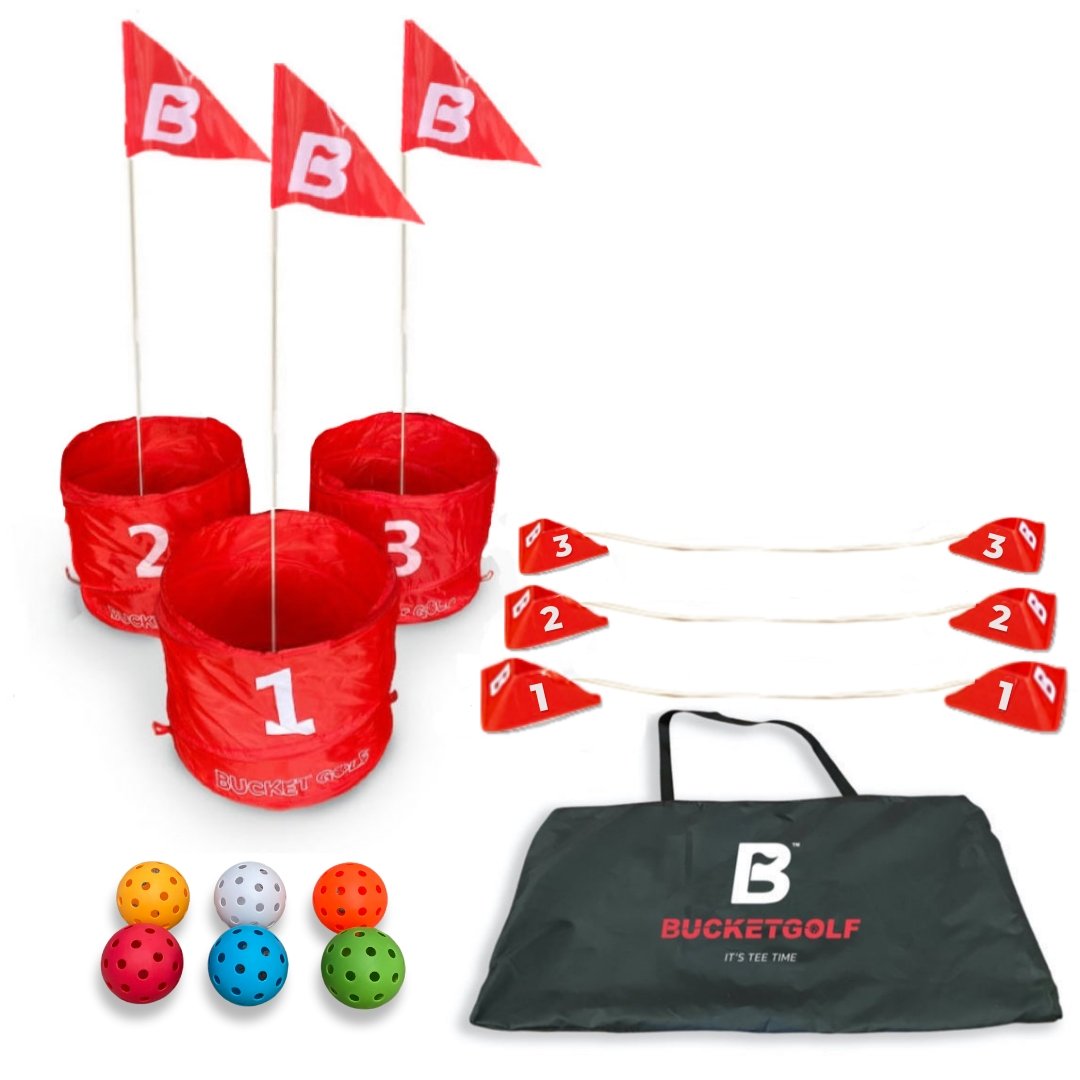 Unique Personalized BucketGolf Starter (3 hole) Customized Gifts for Men by Groovy Guy