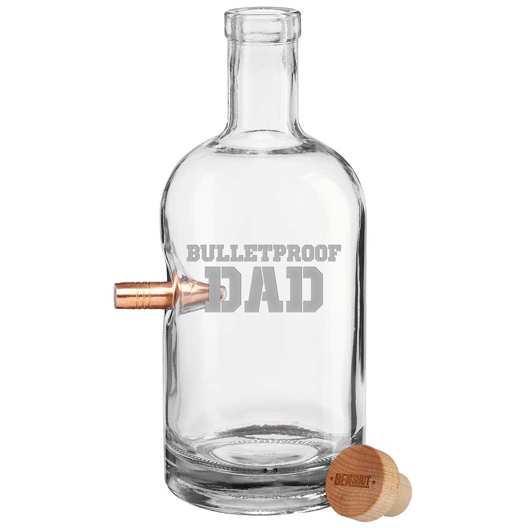 Unique Personalized Bulletproof Dad Glass Customized Gifts for Men by Groovy Guy
