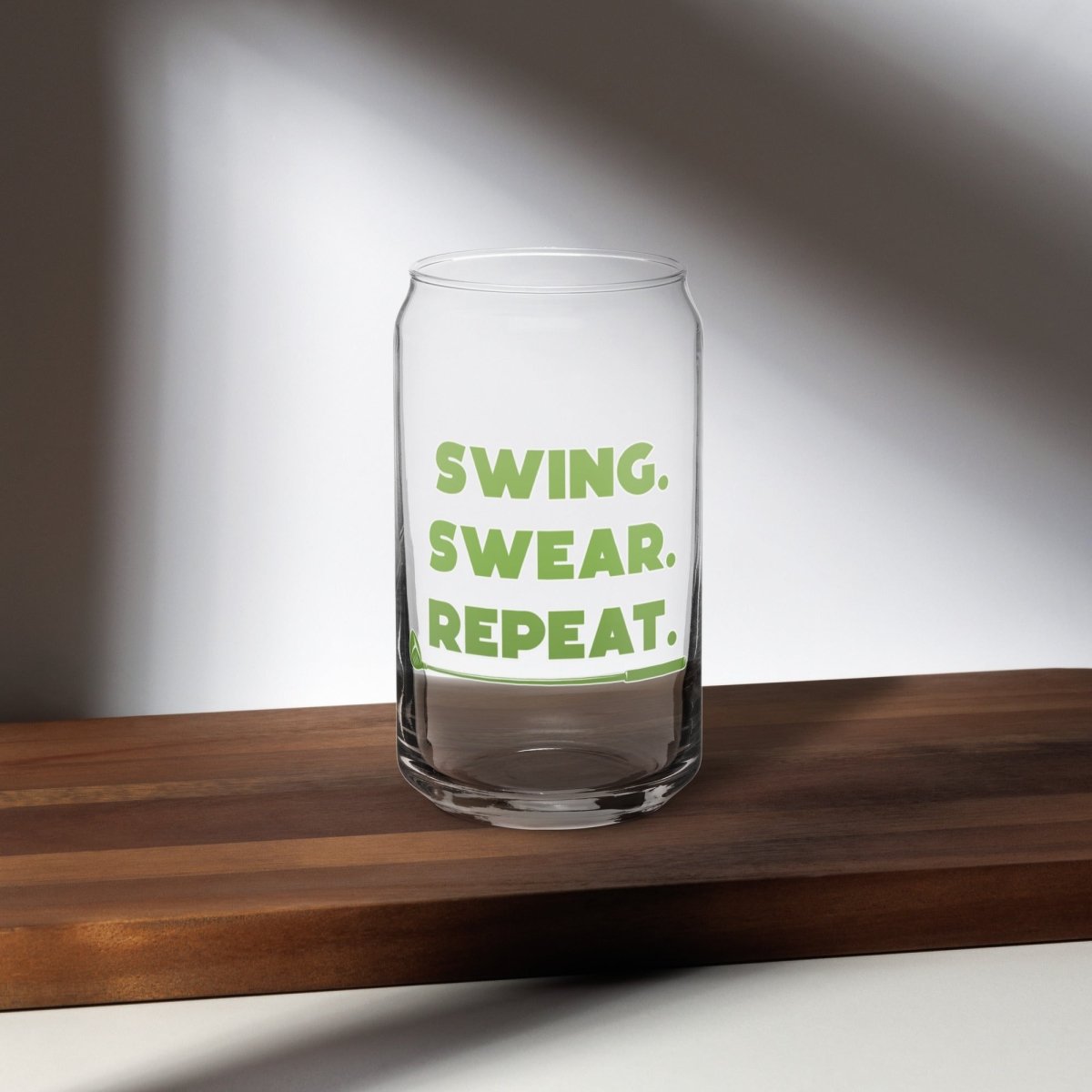 Unique Personalized Golfers Routine Beer Glass Customized Beer Glasses Gifts for Men by Groovy Guy