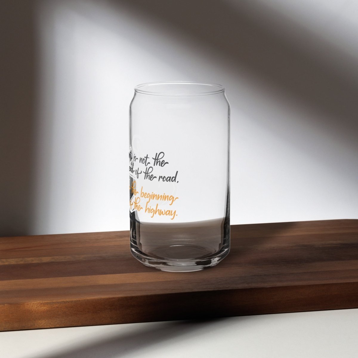 Unique Personalized Road to Retirement Beer Glass Customized Beer Glasses Gifts for Men by Groovy Guy