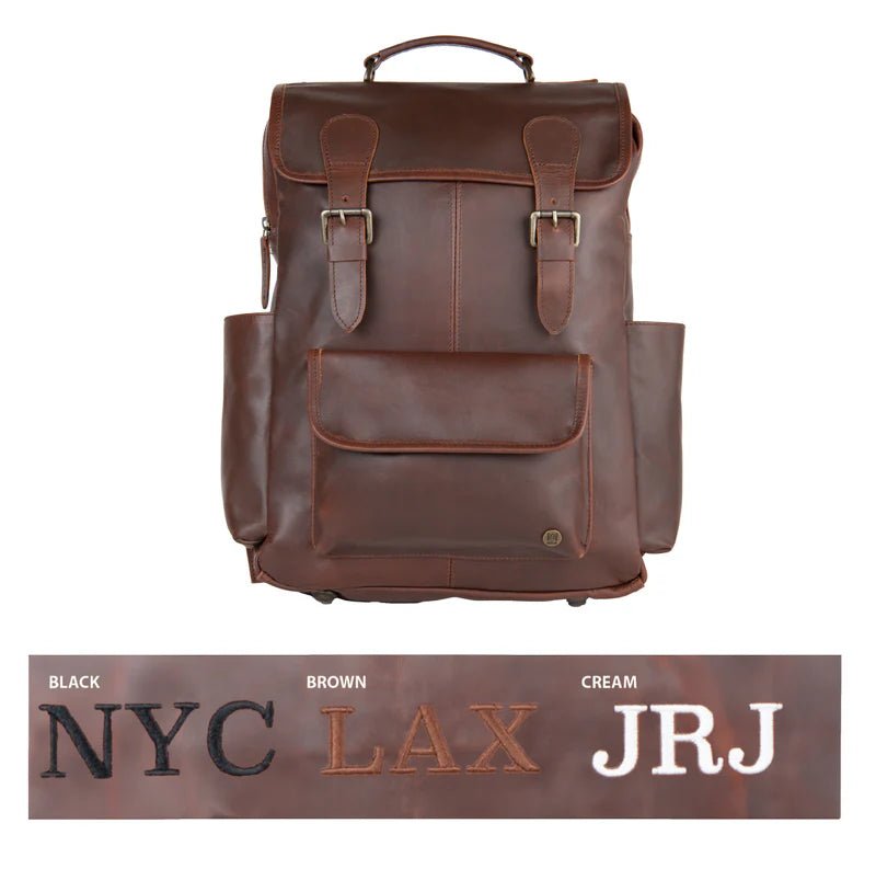 Unique Personalized The City Backpack Customized Man Bags Gifts for Men by Groovy Guy