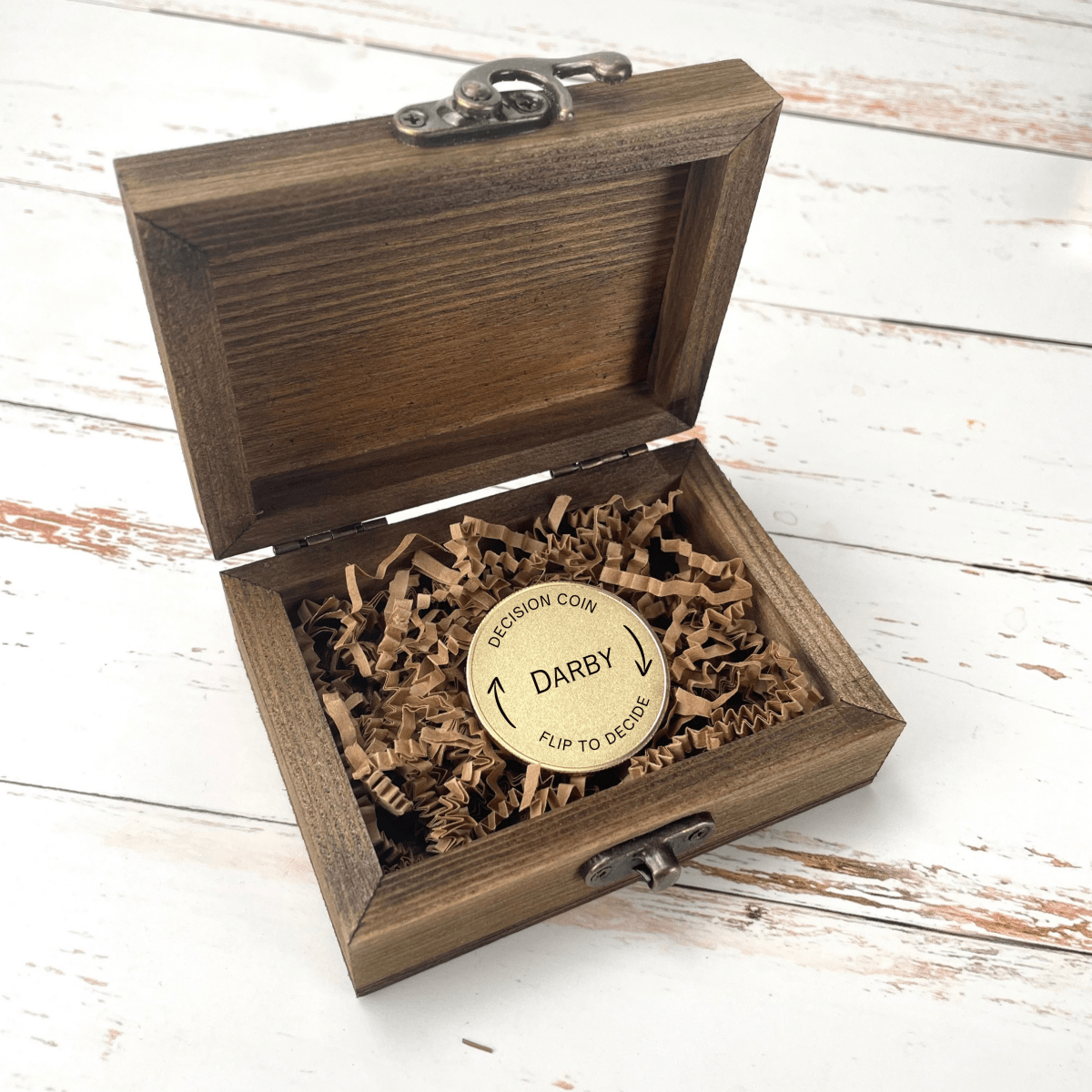 Unique Personalized Custom Decision Coin for Couples Customized Anniversary Gifts for Men by Groovy Guy