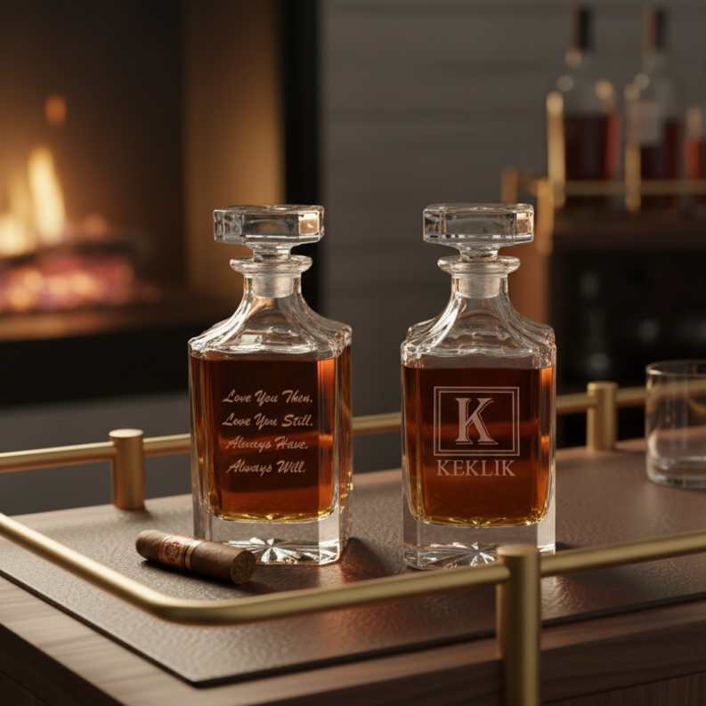 Sentimental Spirits Custom Decanter