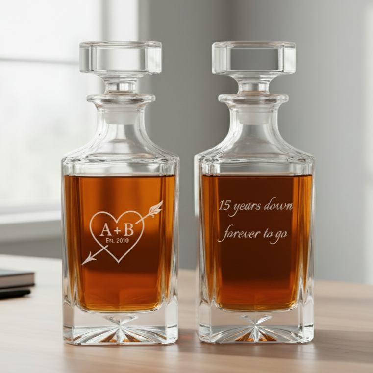 Forever Yours Personalized Decanter